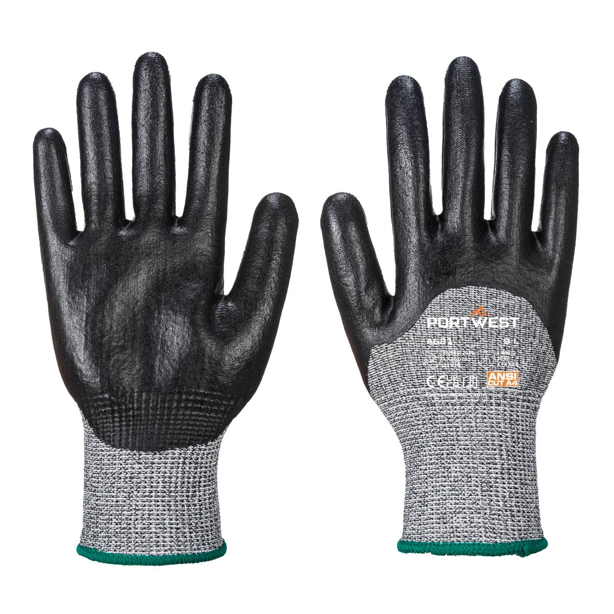 Snijbestendige 3/4 Nitrilschuim Handschoen - Portwest A621 Portwest