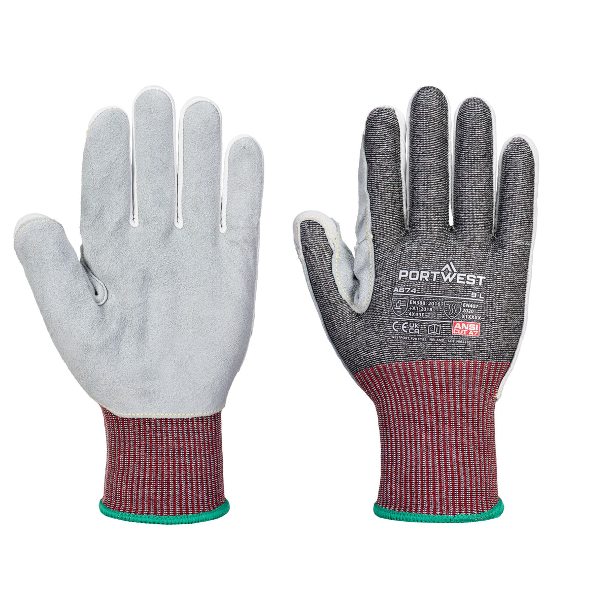 CS Snijbestendig F13 Leder - Portwest A674 Portwest