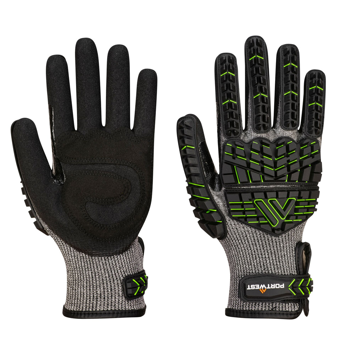 VHR15 Nitril Schuim Impact Handschoen - Portwest A755 Portwest