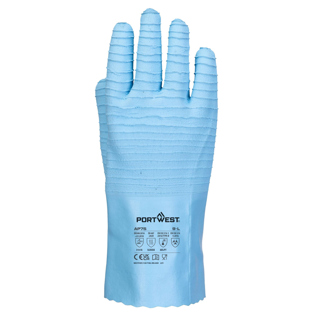 FD Chemicaliën B Latex handschoen - Portwest AP75 Portwest
