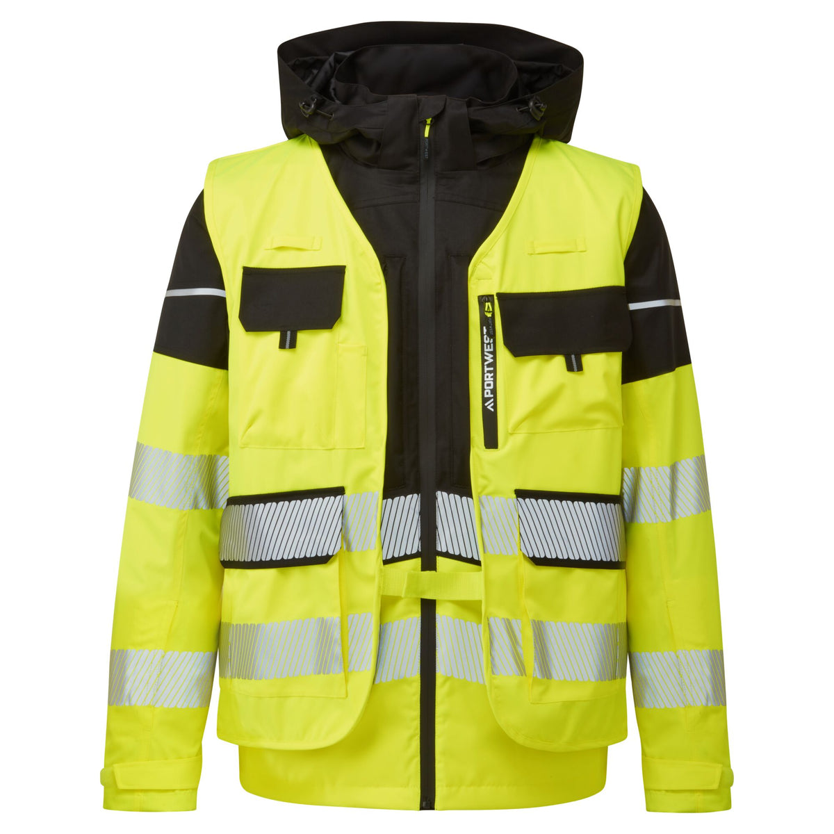 Ultimate Modulair Hi-Vis 3-in-1 Regenjack - Portwest BX323 Portwest