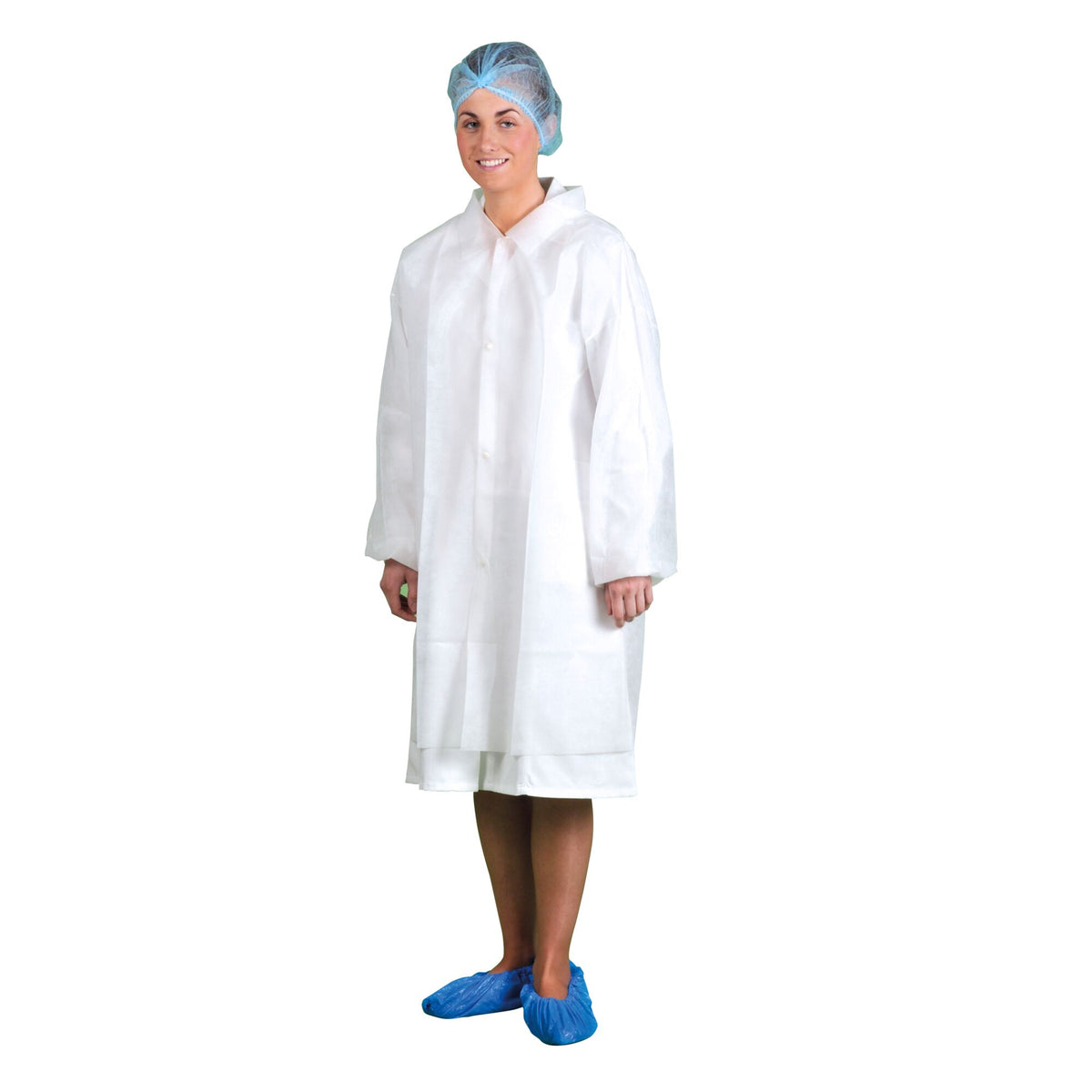 Wegwerp Bezoekersjas PP(PK200) - Portwest D118