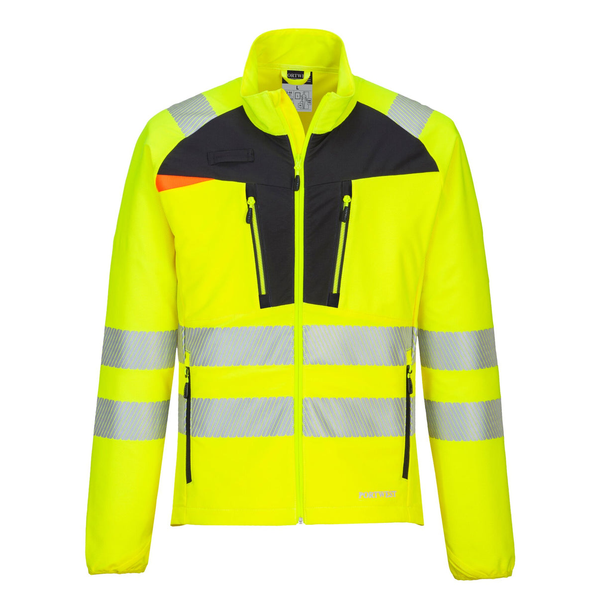 DX4 Hi-Vis Thermoshirt met Rits - Portwest DX481 Portwest