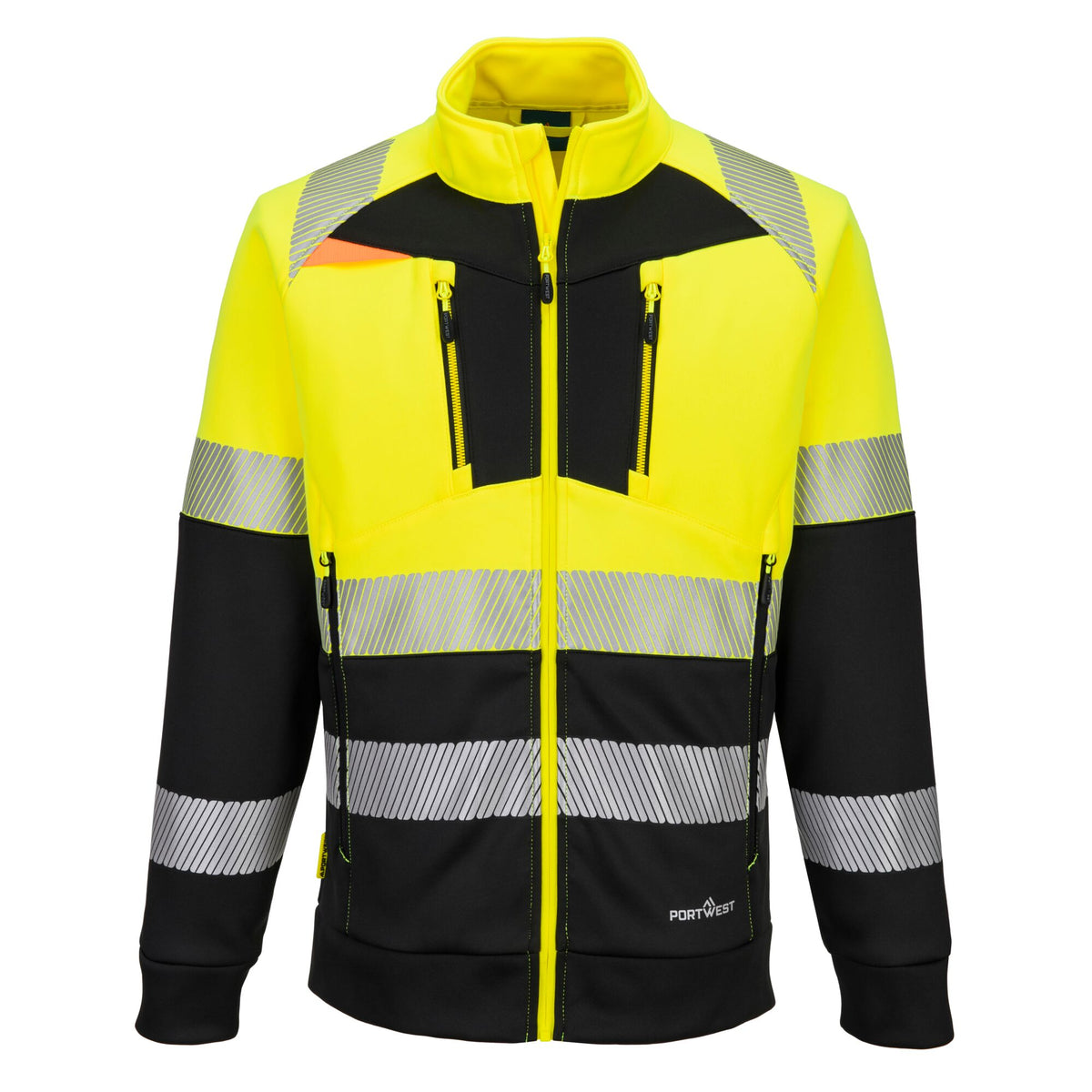 DX4 Hi-Vis klasse 1 Sweatshirt met rits - Portwest DX490 Portwest