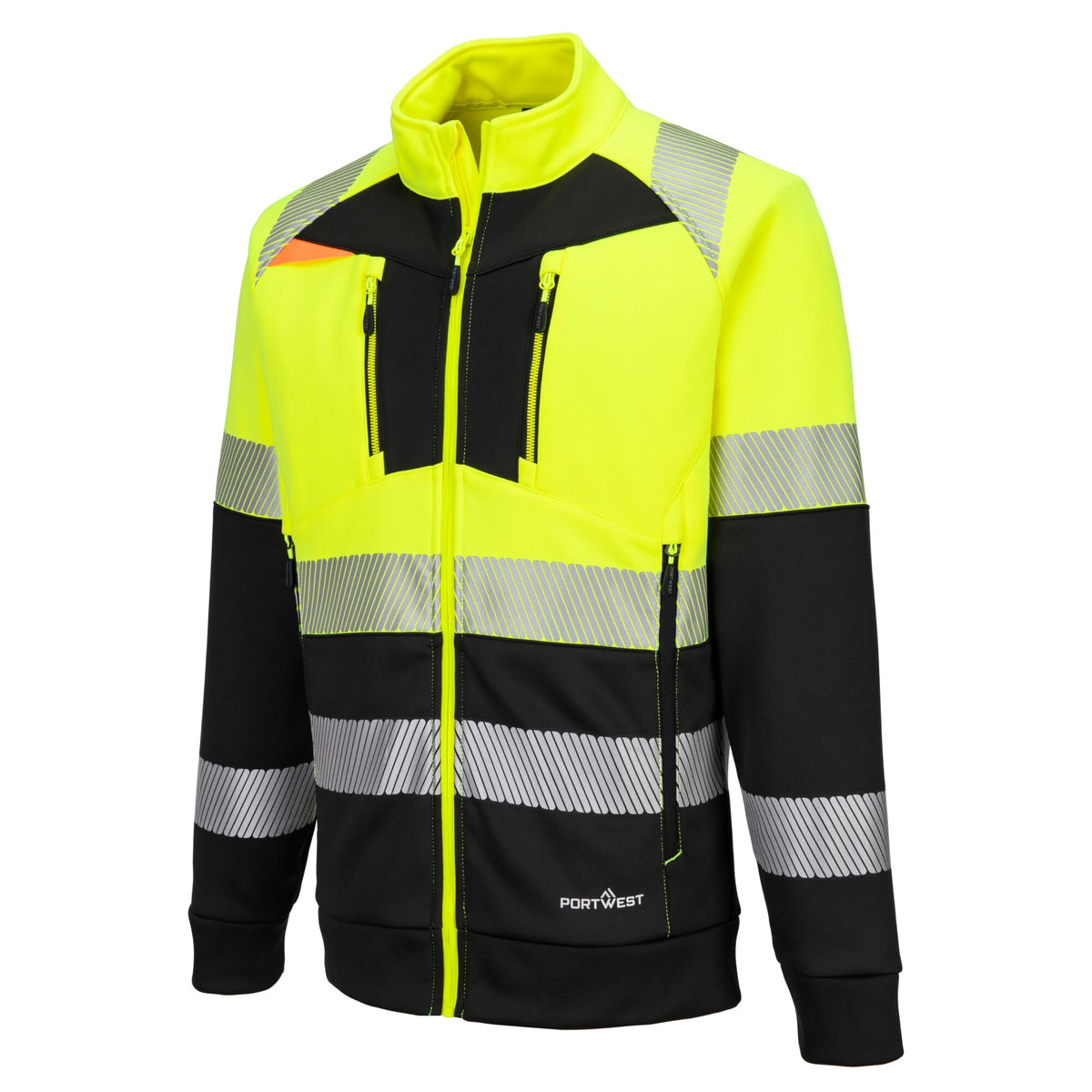 DX4 Hi-Vis klasse 1 Sweatshirt met rits - Portwest DX490 Portwest