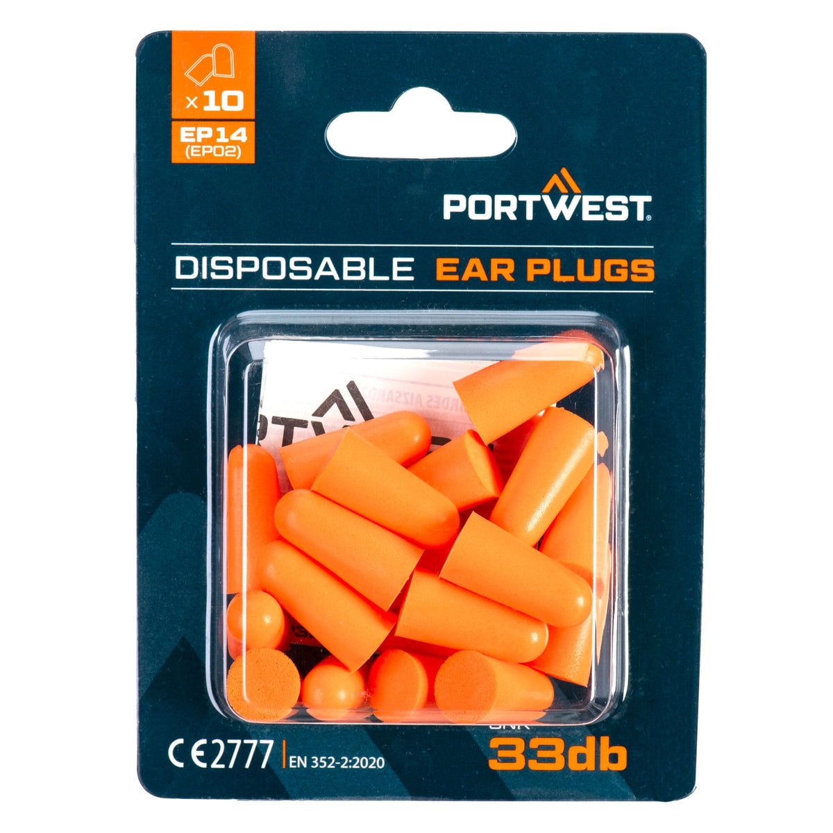 EP14 - PU Schuim Oordop (10 paar) - Portwest