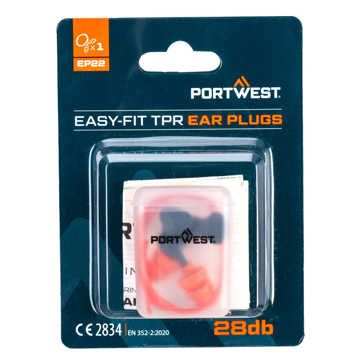 Easy Fit TPR met koord (1 paar) - Portwest EP22 Portwest