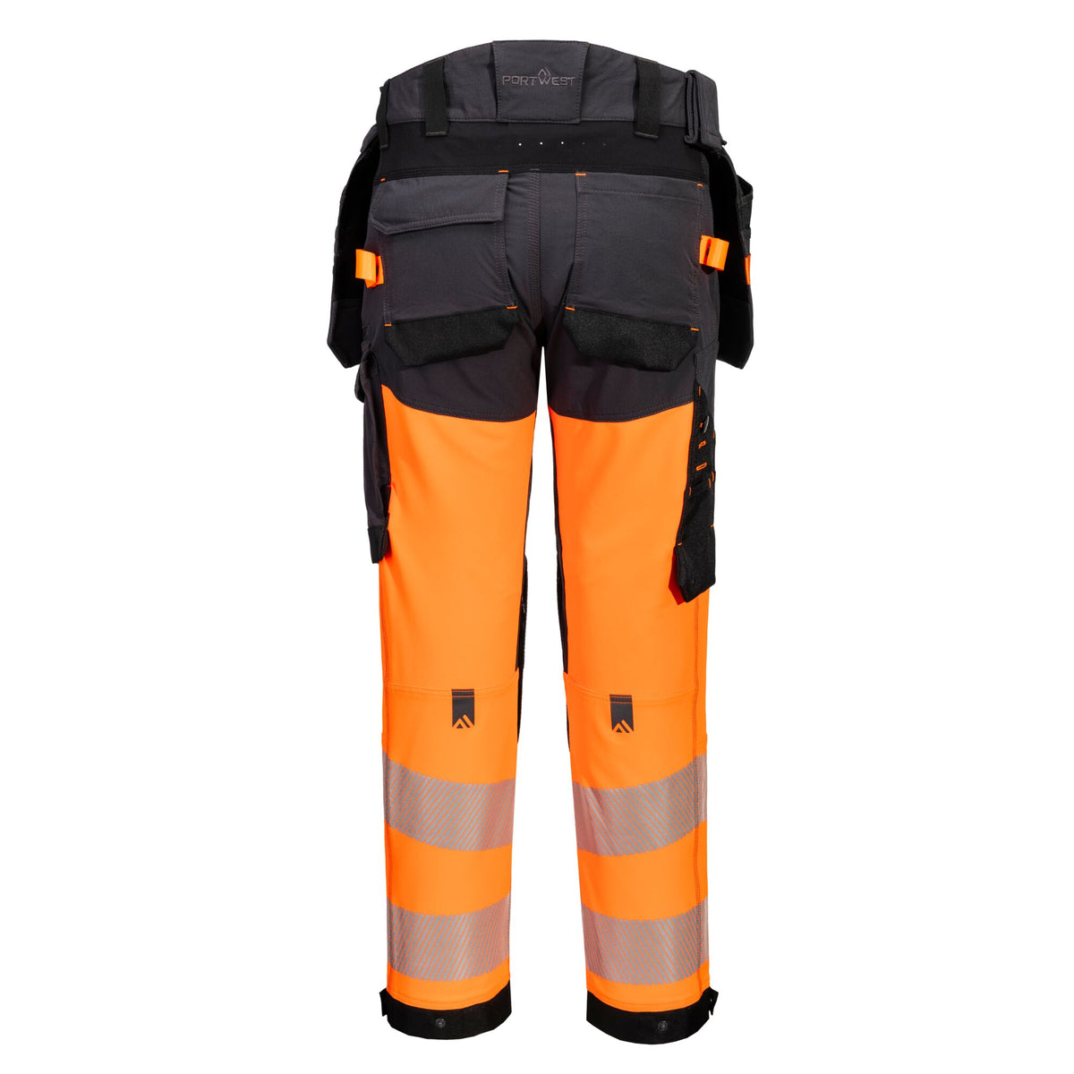 EV442 - EV4 Hi-Vis stretch broek met afneembare holsterzak klasse 1 - Portwest