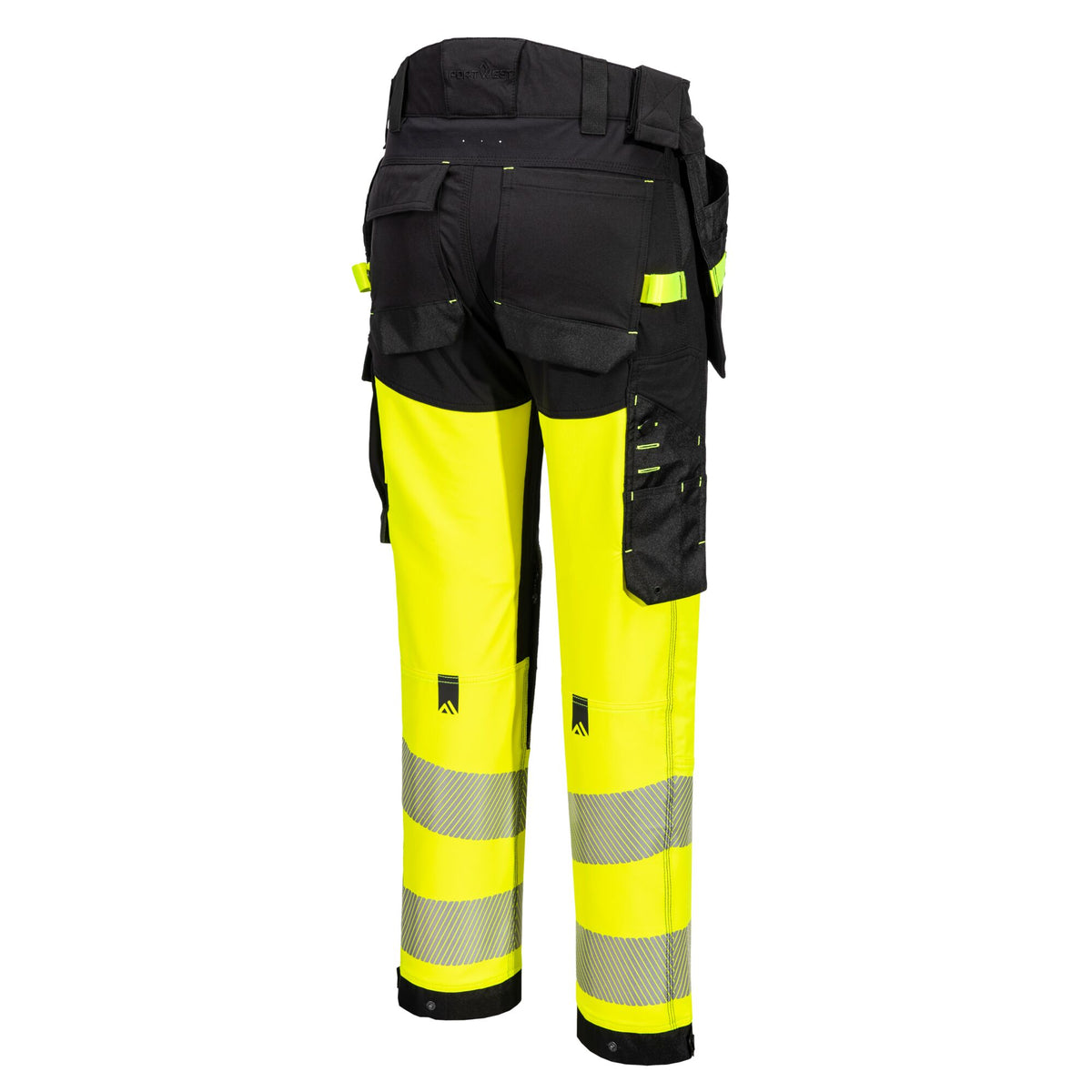 EV442 - EV4 Hi-Vis stretch broek met afneembare holsterzak klasse 1 - Portwest
