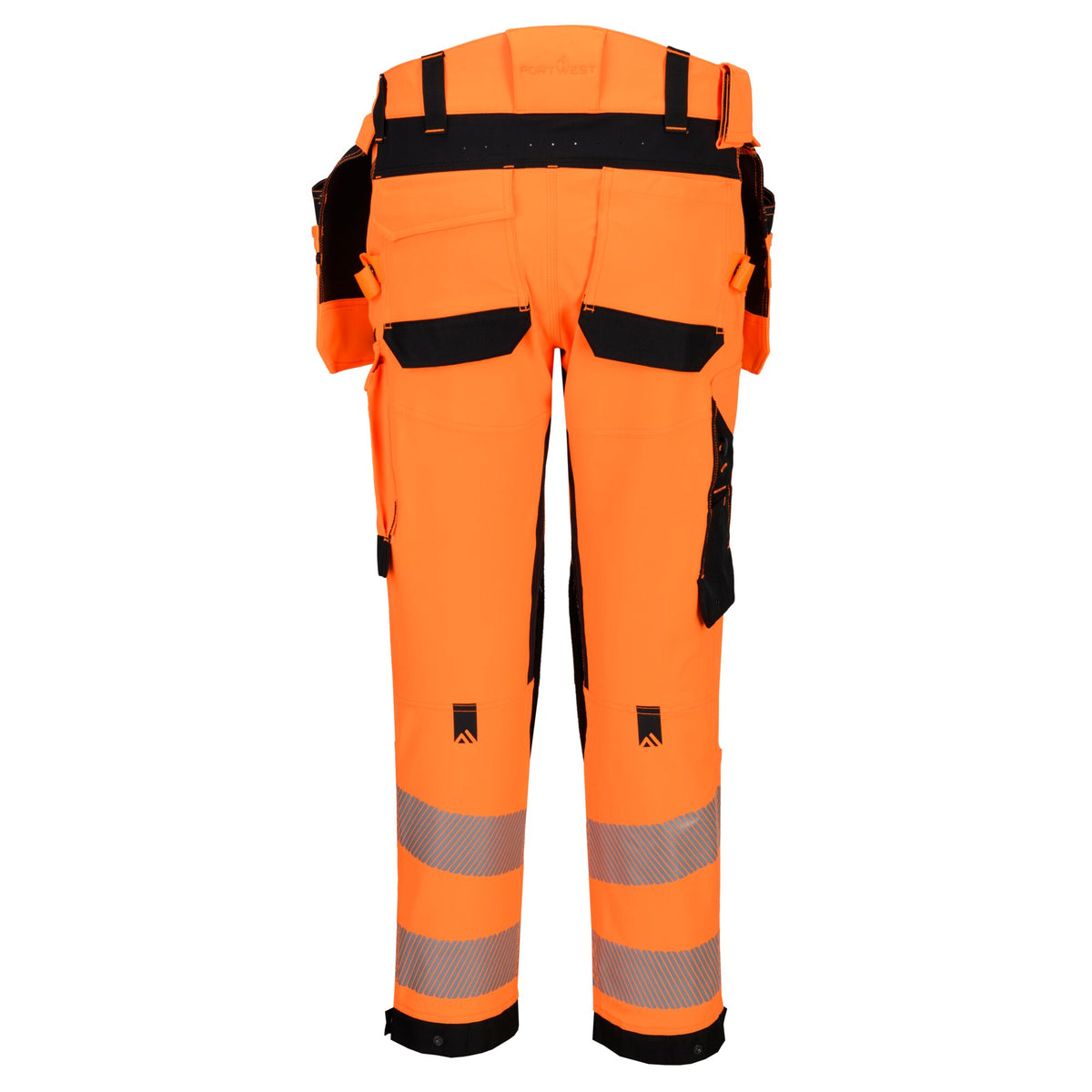 EV4 Hi-Vis stretch broek met afneembare holsterzak klasse 2 - Portwest EV448 Portwest