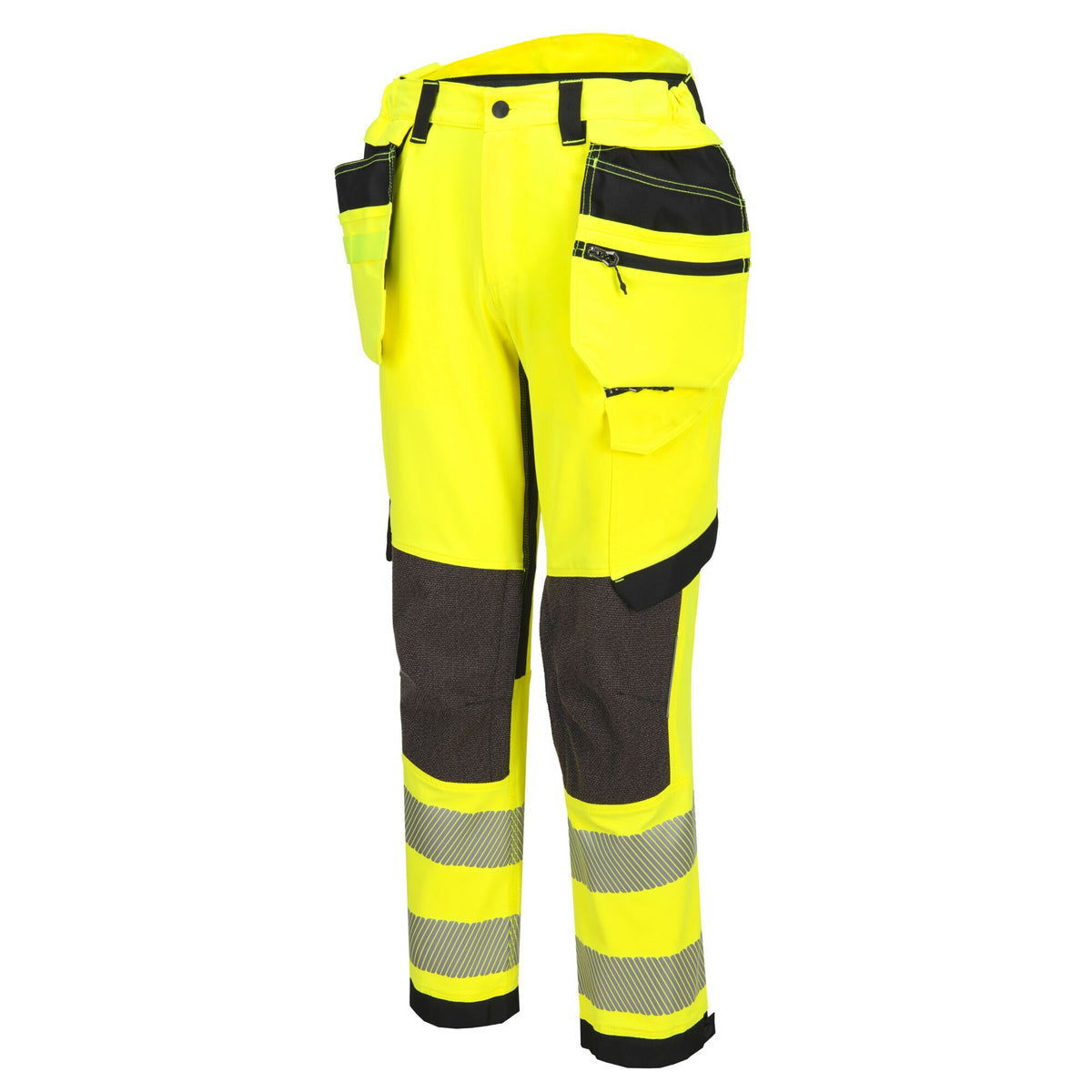 EV448 - EV4 Hi-Vis stretch broek met afneembare holsterzak klasse 2 - Portwest