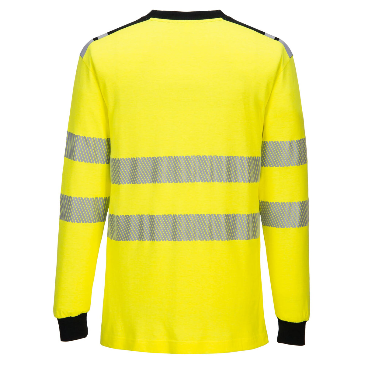 PW3 Modaflame gestricktes Hi-Vis FR-Langarm-T-Shirt - Portwest FR701