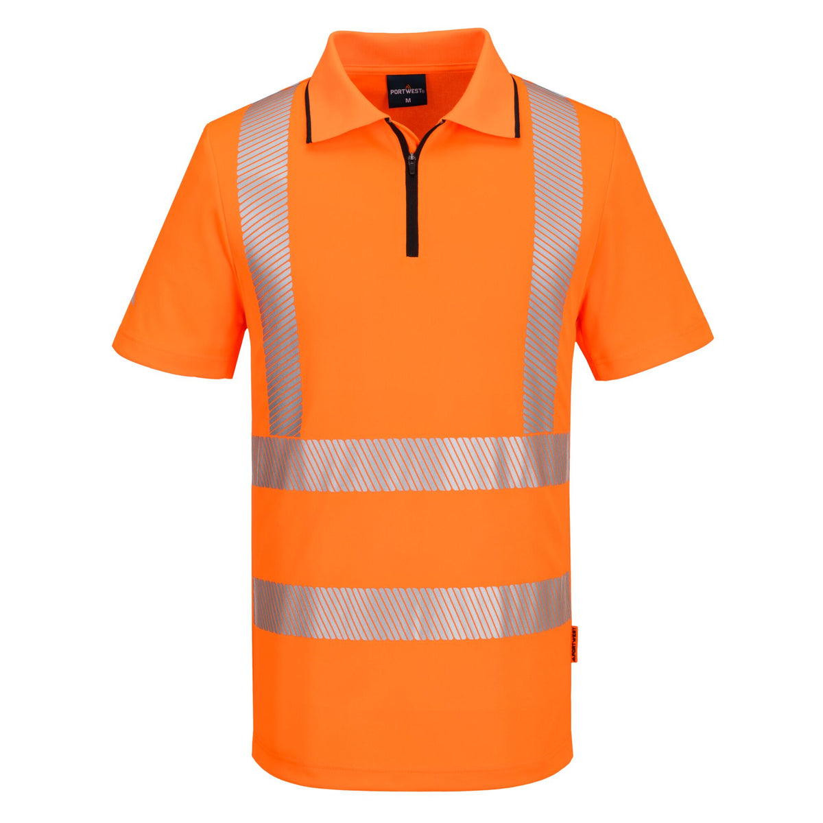 KX3 Hi-Vis polo korte mouw met rits - Portwest KX302 Portwest