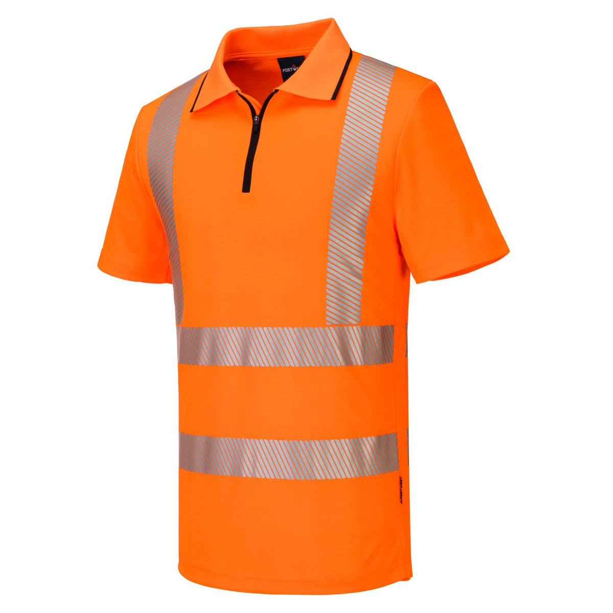 KX3 Hi-Vis polo korte mouw met rits - Portwest KX302 Portwest