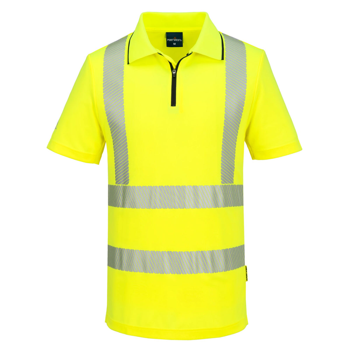 KX3 Hi-Vis polo korte mouw met rits - Portwest KX302 Portwest