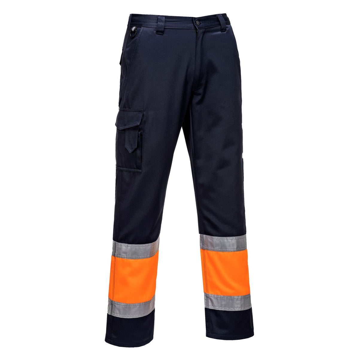 L049 - Hi-Vis lichtgewicht Tweekleuren Combat Broek - Portwest