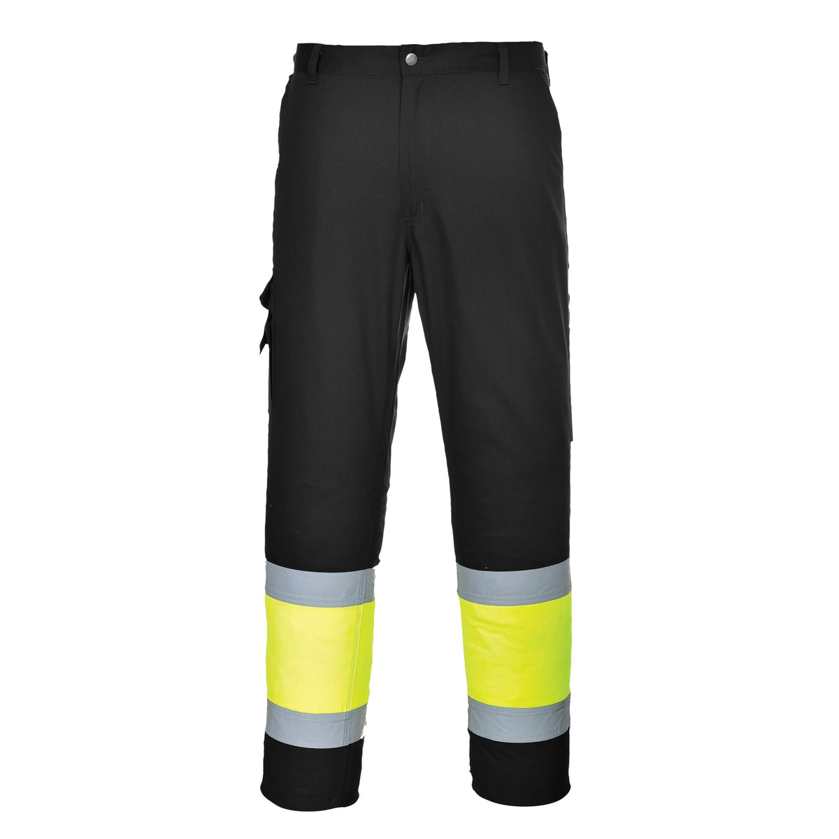 L049 - Hi-Vis lichtgewicht Tweekleuren Combat Broek - Portwest