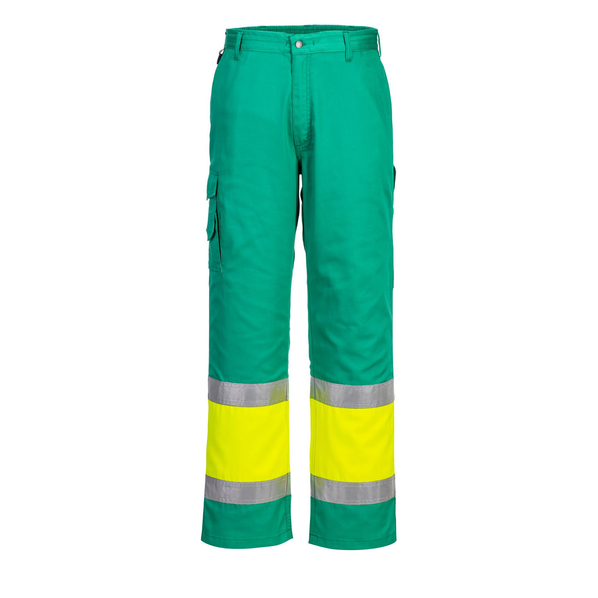 L049 - Hi-Vis lichtgewicht Tweekleuren Combat Broek - Portwest