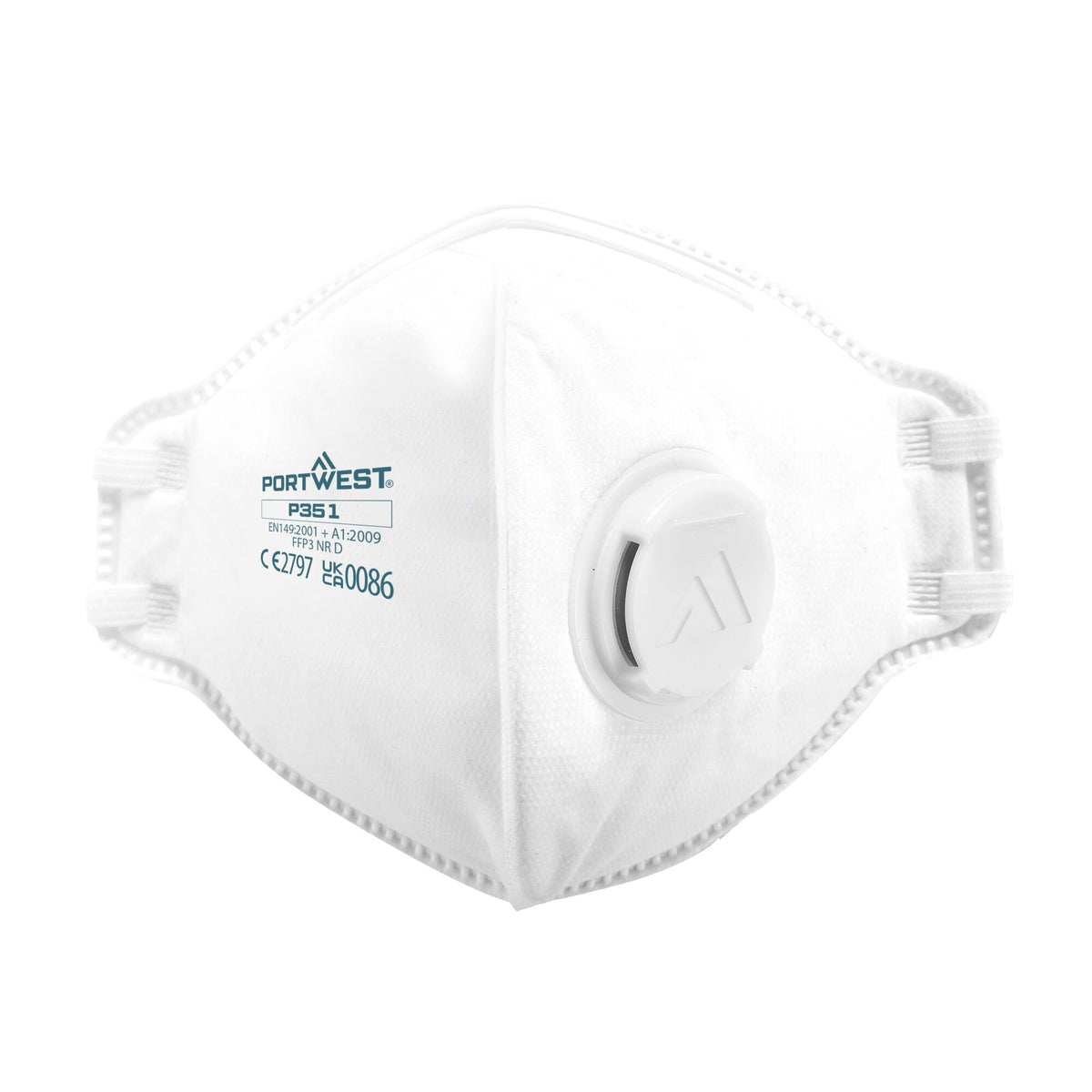 FFP3 Dolomite Plat Gevouwen Masker (PK20) - Portwest P351 Portwest