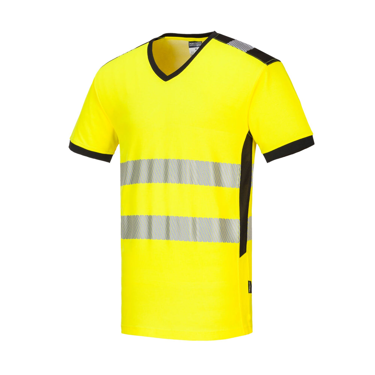PW3 Hi-Vis T-shirt met V-hals - Portwest PW310 Portwest