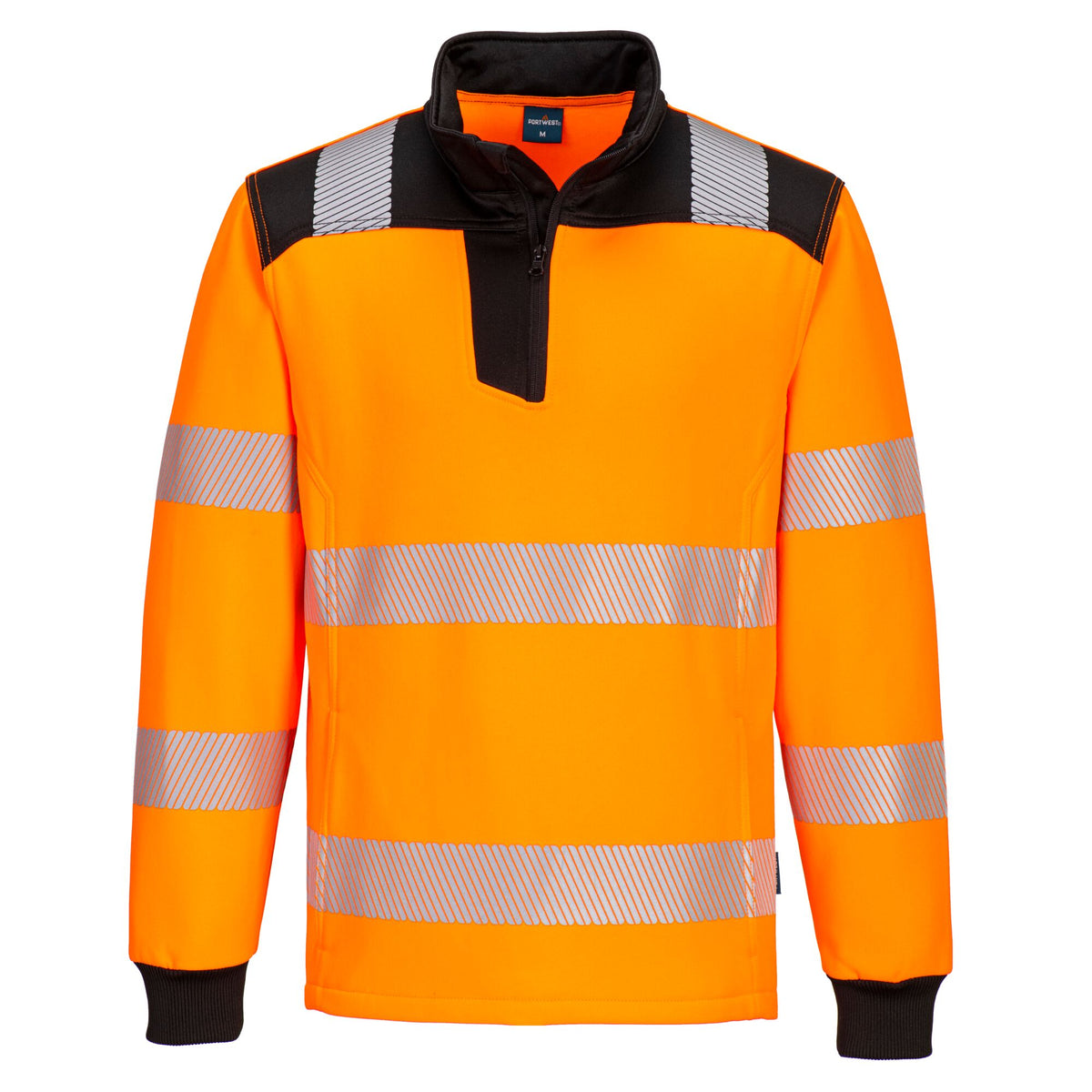 PW3 Hi-Vis Sweatshirt met 1/4 rits - Portwest PW326 Portwest