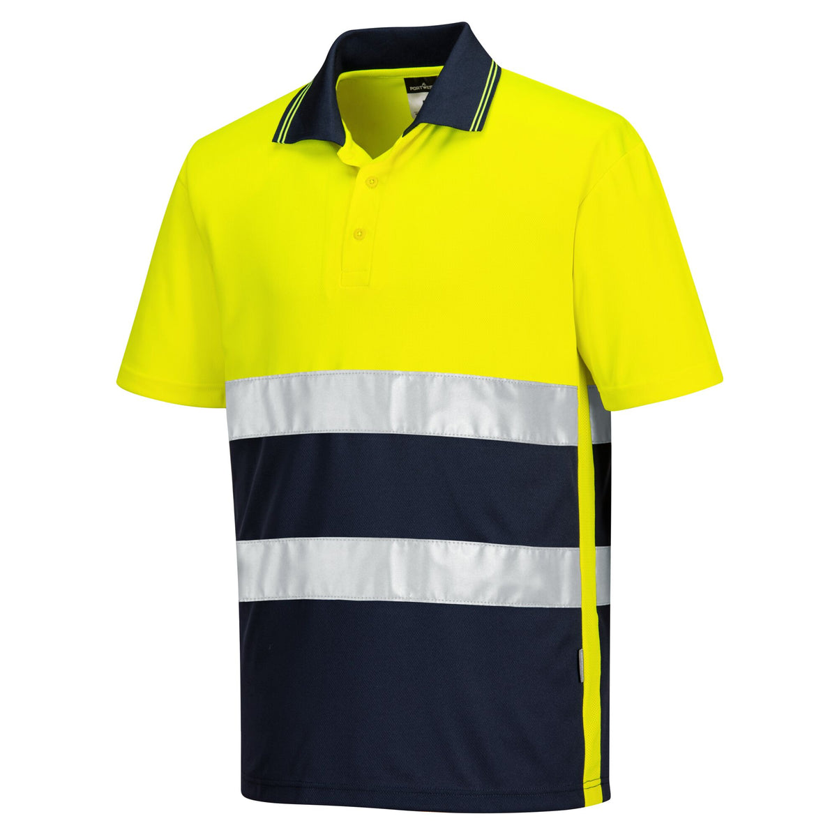 HiVis lichtgewicht contrast Poloshirt Korte Mouw - Portwest S175 Portwest