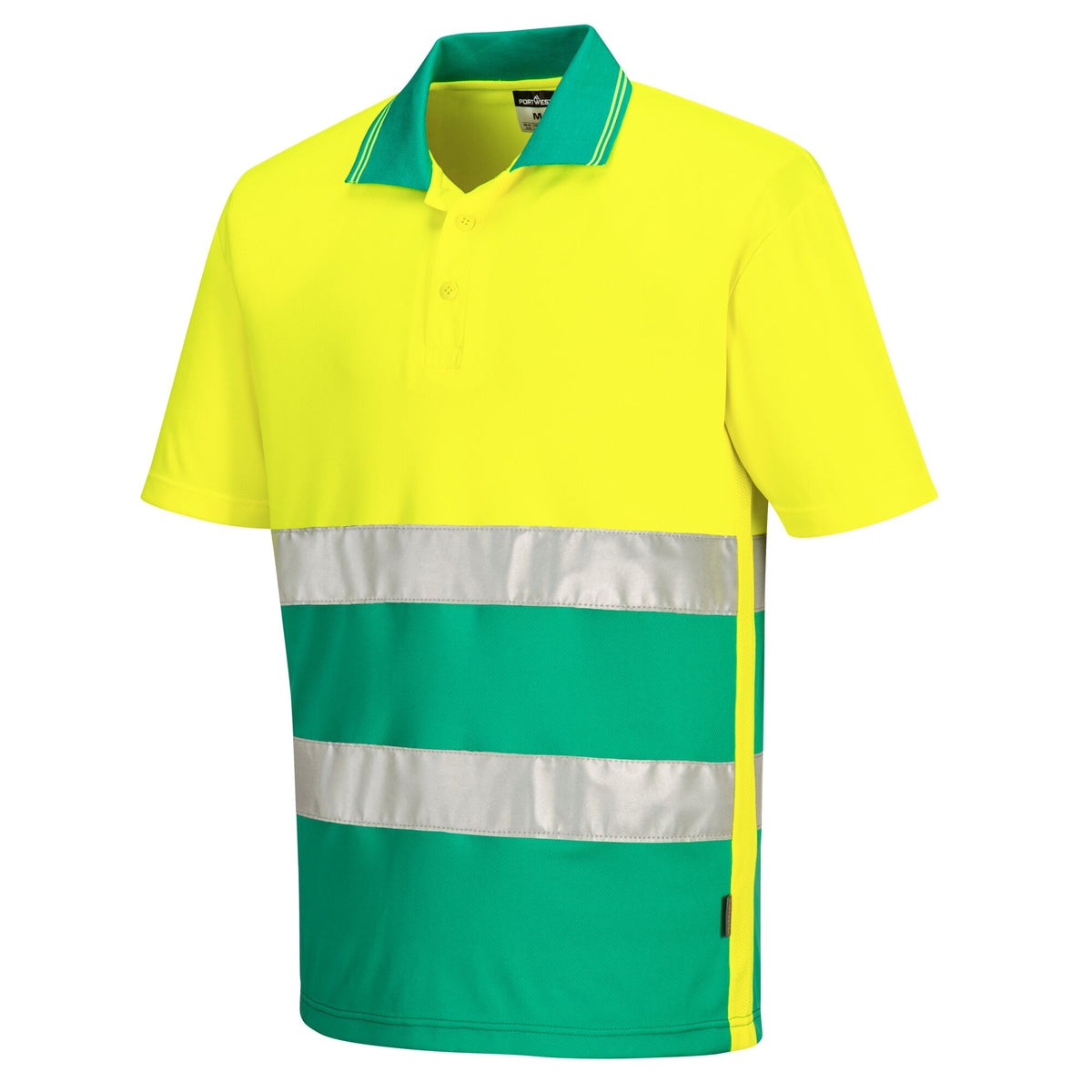 HiVis lichtgewicht contrast Poloshirt Korte Mouw - Portwest S175 Portwest