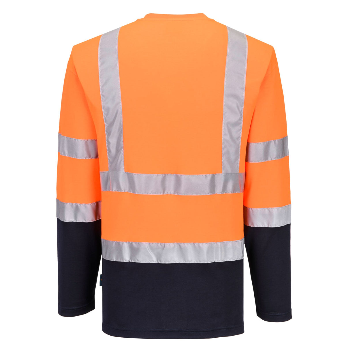 Tweekleurig, Katoen comfort T-shirt met lange mouwen - Portwest S280 Portwest