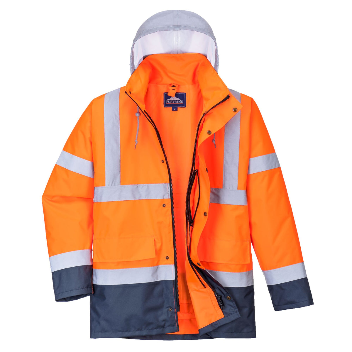Hi-Vis 4-in-1 Contrast Traffic Jack - Portwest S471 Portwest
