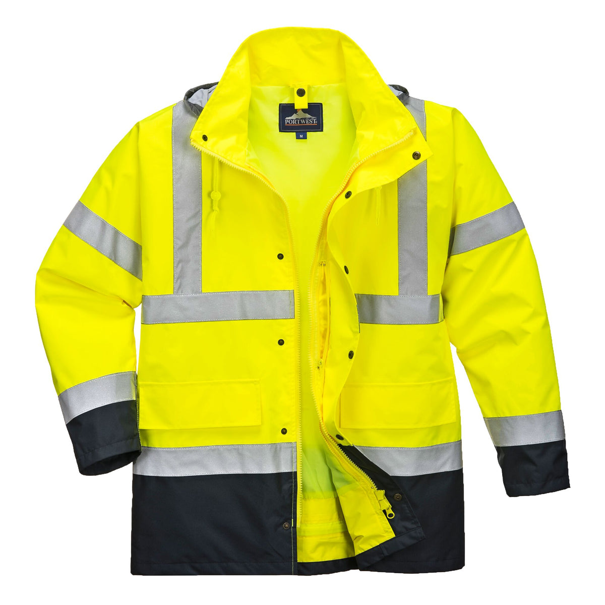 Hi-Vis 4-in-1 Contrast Traffic Jack - Portwest S471 Portwest