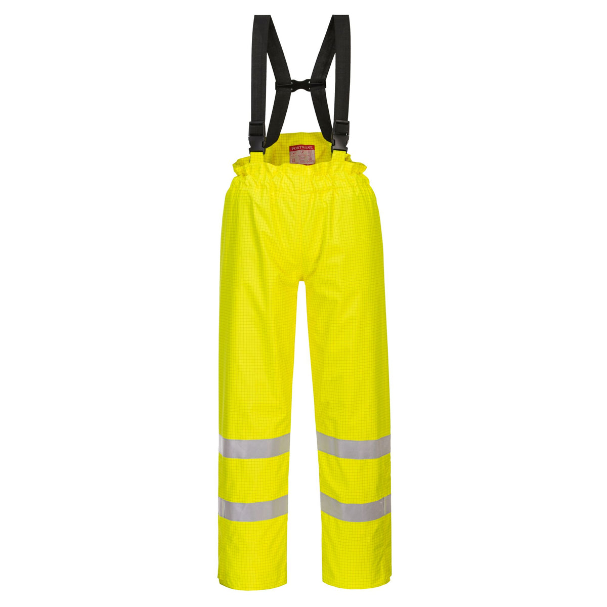 Bizflame Gevoerde Regenbroek Hi-Vis Antistatisch FR - Portwest S781