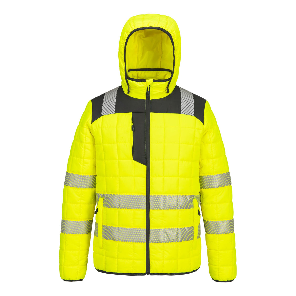 PW3 Hi-Vis Square Baffle Jack - Portwest T165 Portwest