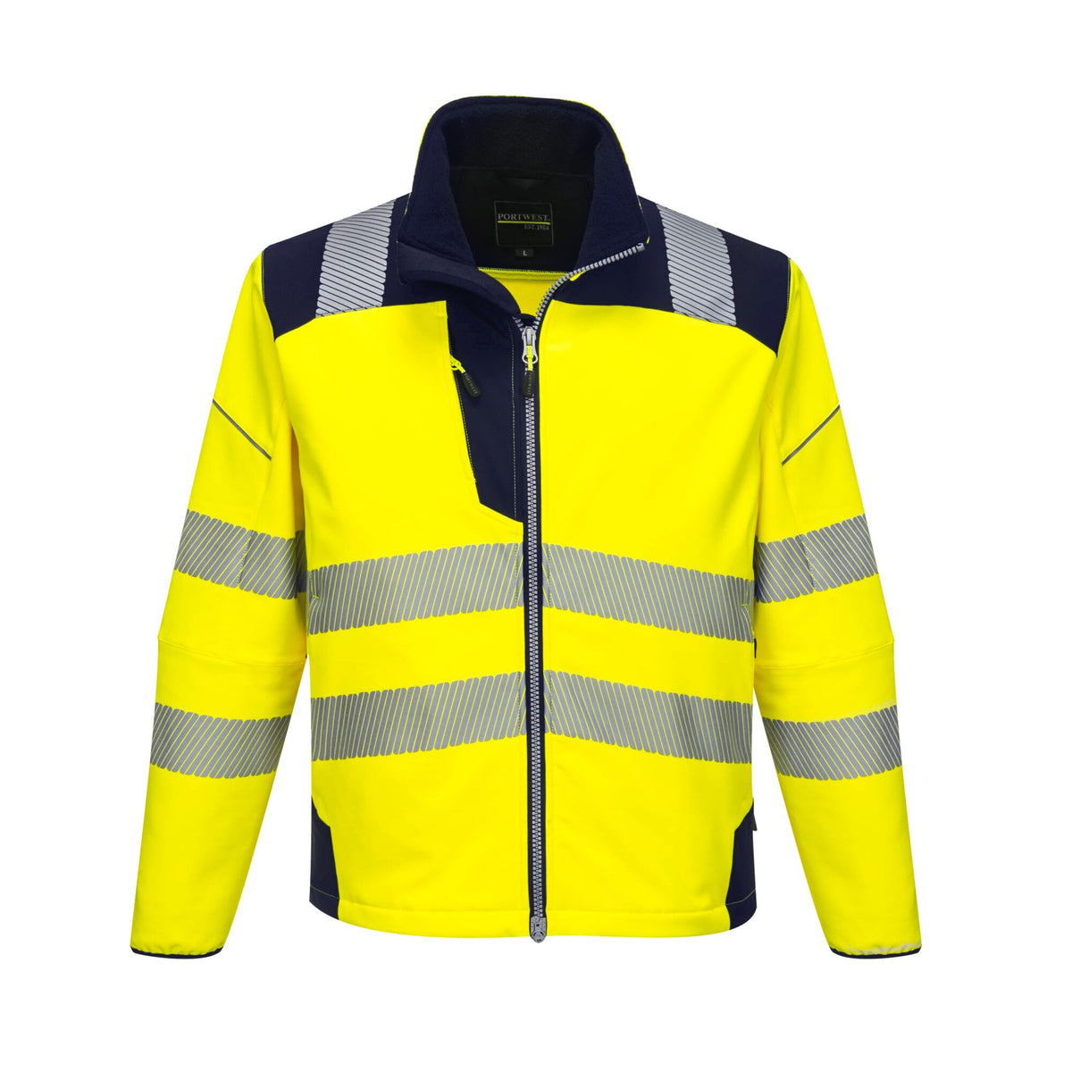 PW3 Hi-Vis Softshell Jack - Portwest T402 Portwest
