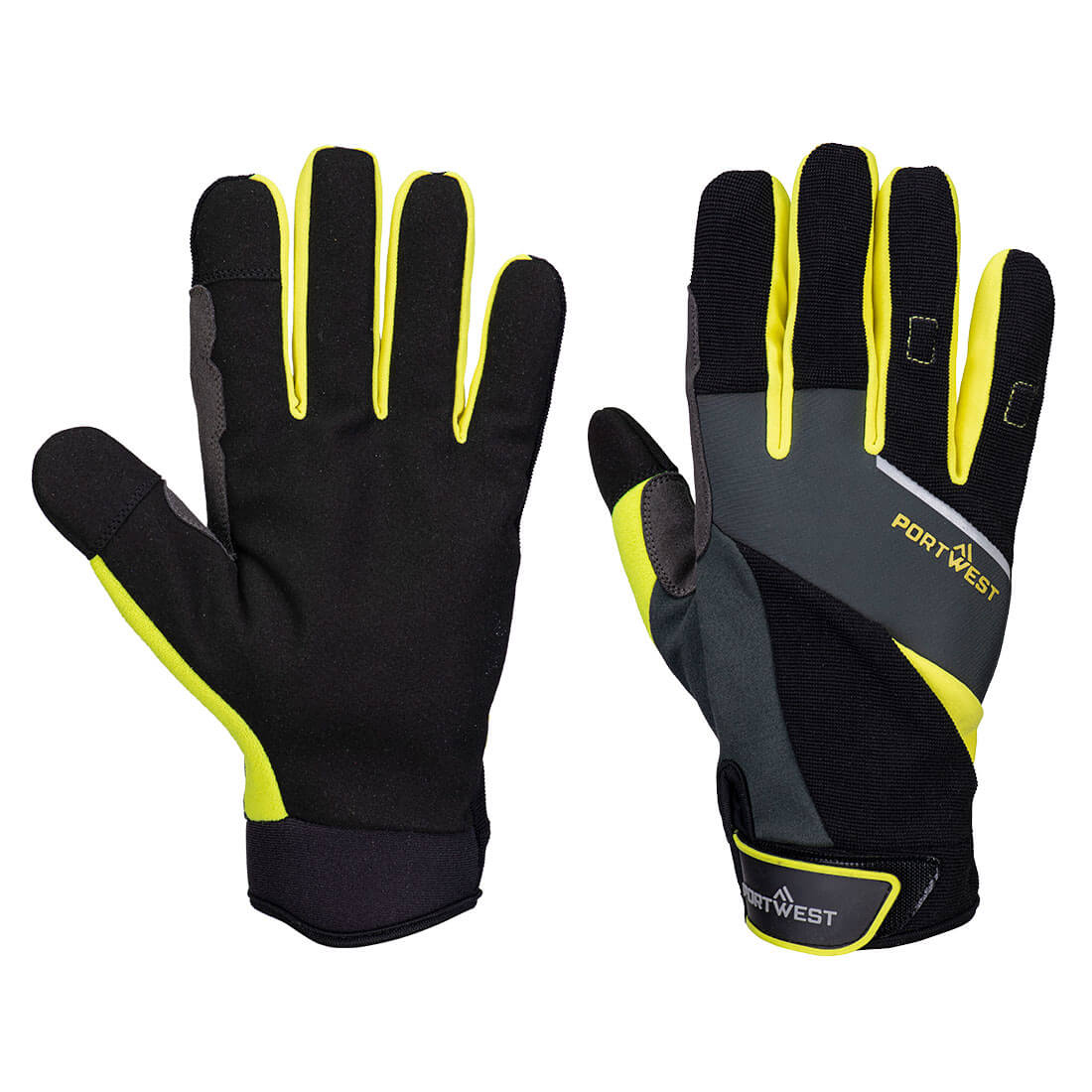 A774 - DX4 LR Snijbestendige Handschoen - Portwest - Zwart/Geel