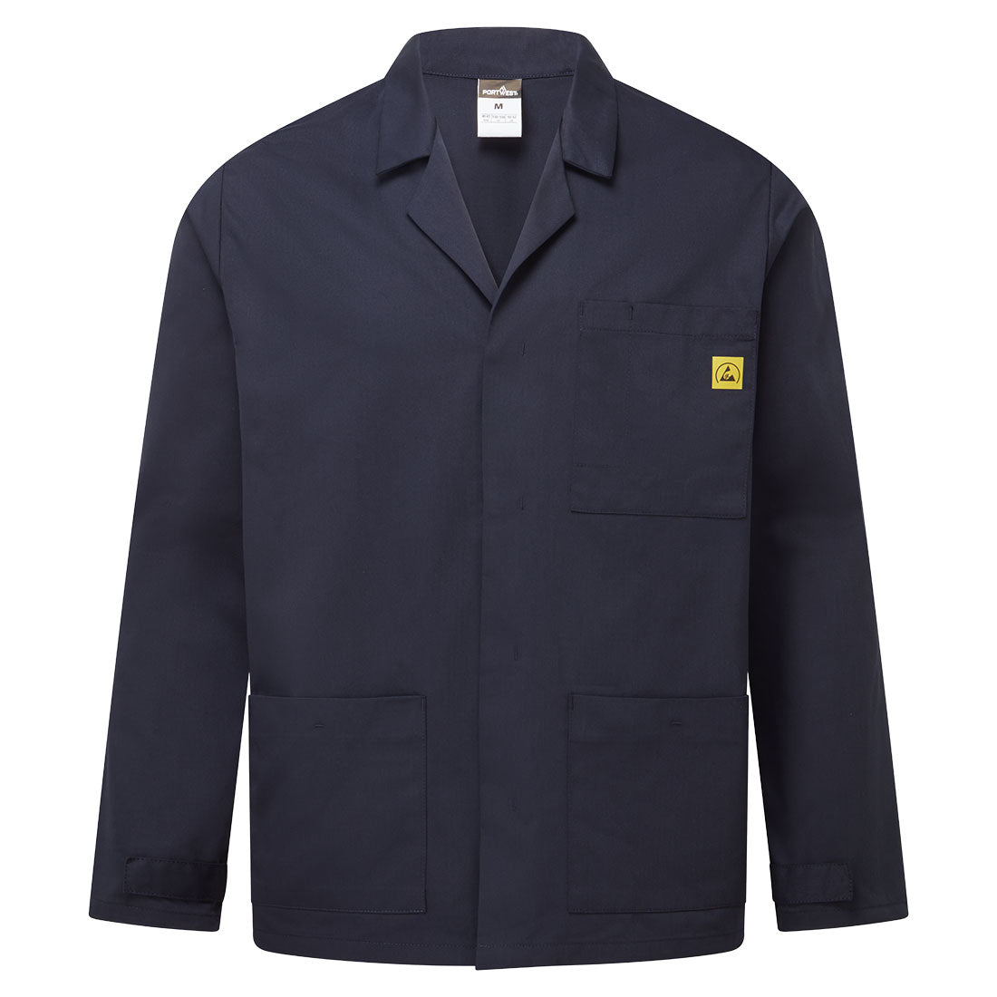 AS18 - Anti-statisch ESD labjas - Portwest - Marineblauw