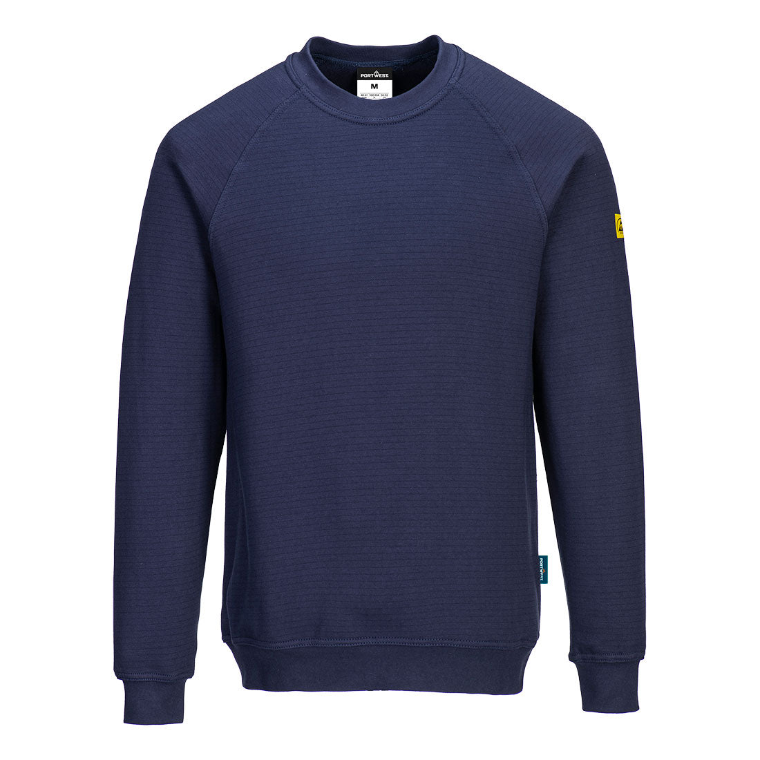 AS24 - Anti-statisch ESD Sweatshirt - Portwest - Marineblauw