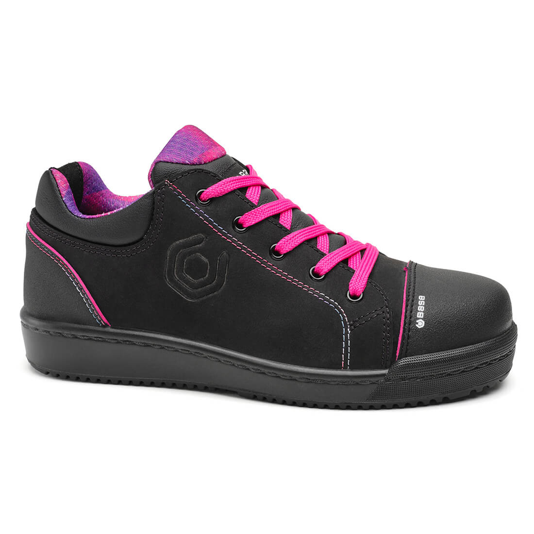 B0240B - Werkschoen Margot Shoe S3 SRC - Portwest - Zwart/Fuchsia