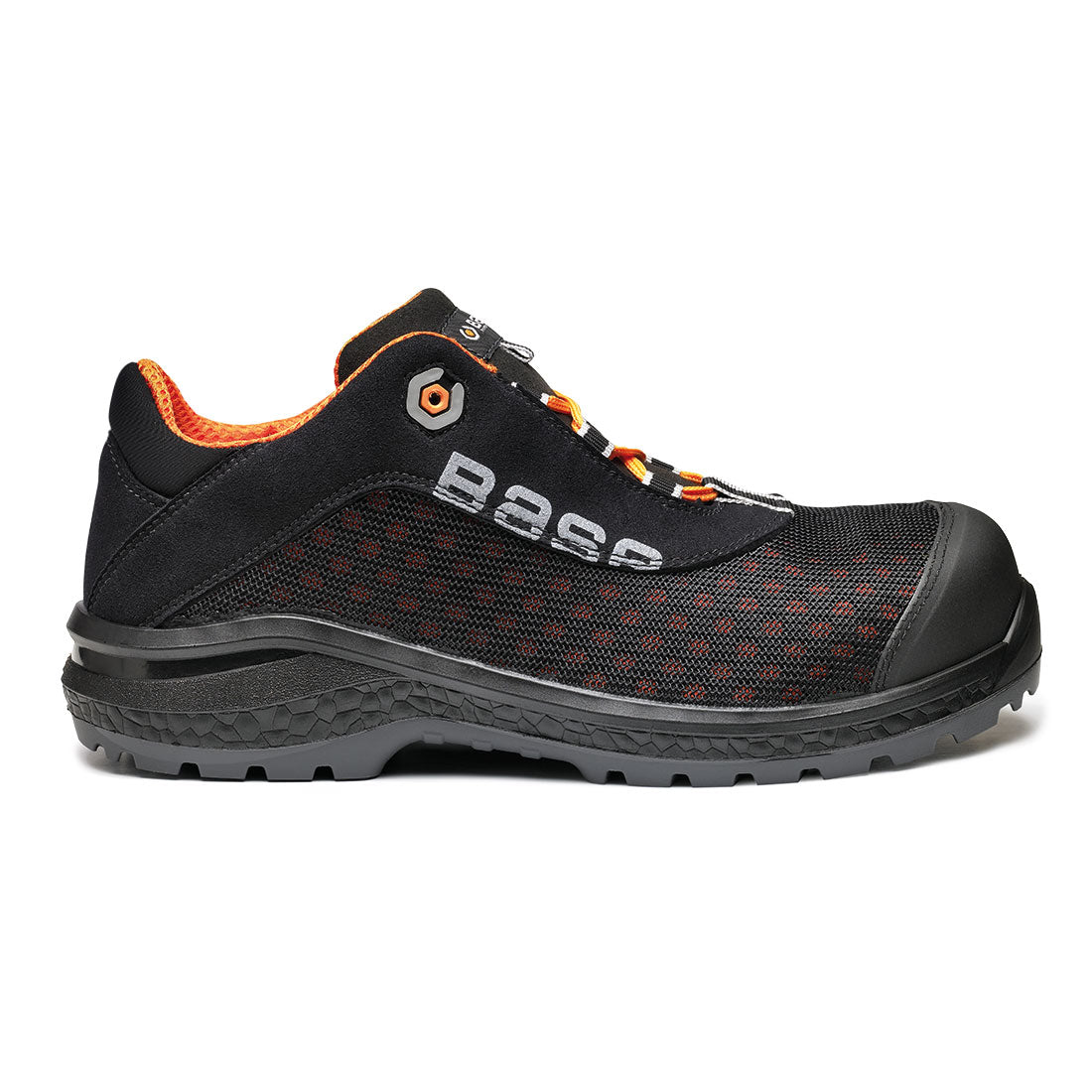 B0878 - Werkschoen Be-Fit S1P SRC - Portwest - Zwart/Oranje