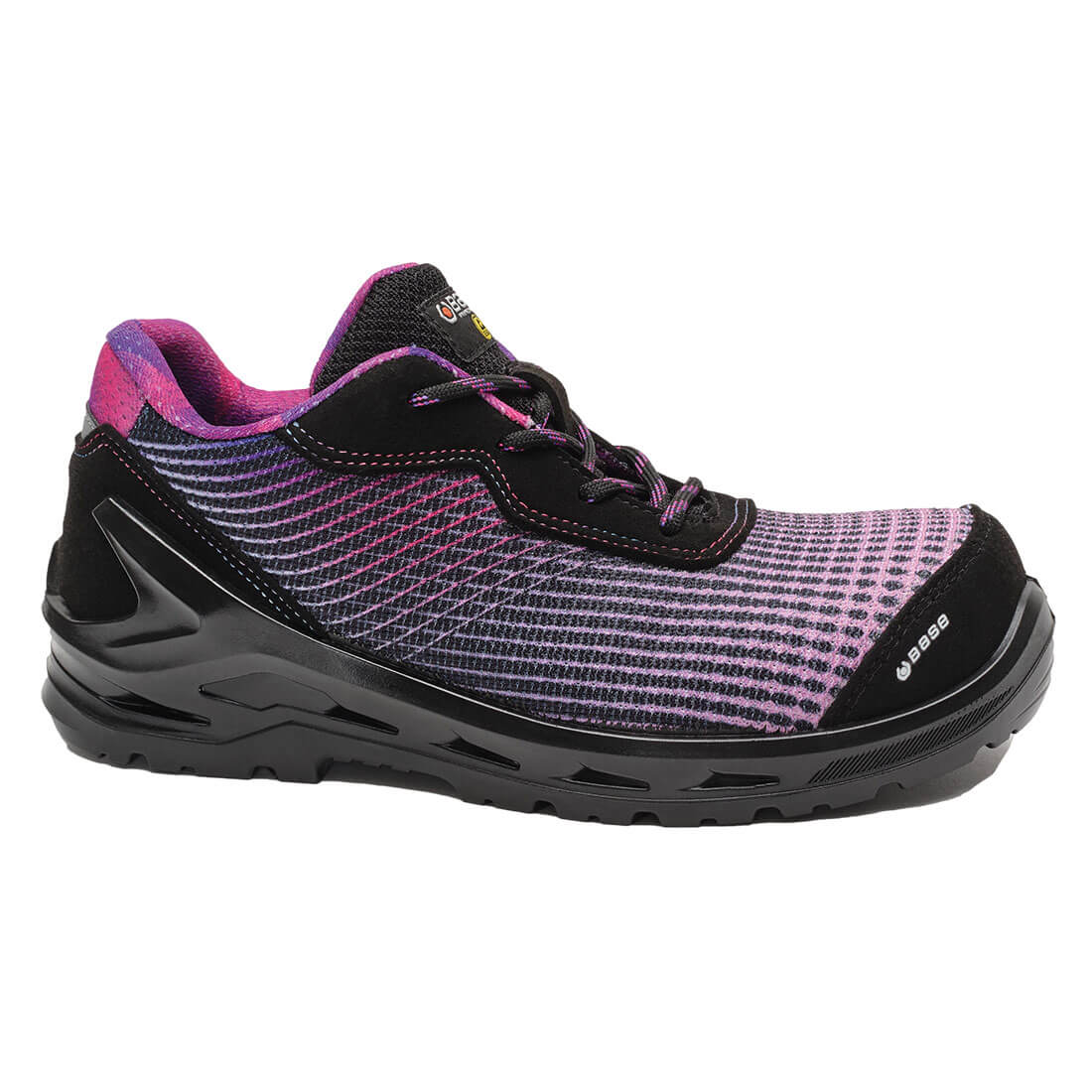 B1212C - Werkschoen Arya Shoe S1P ESD SRC - Portwest - Zwart/Fuchsia