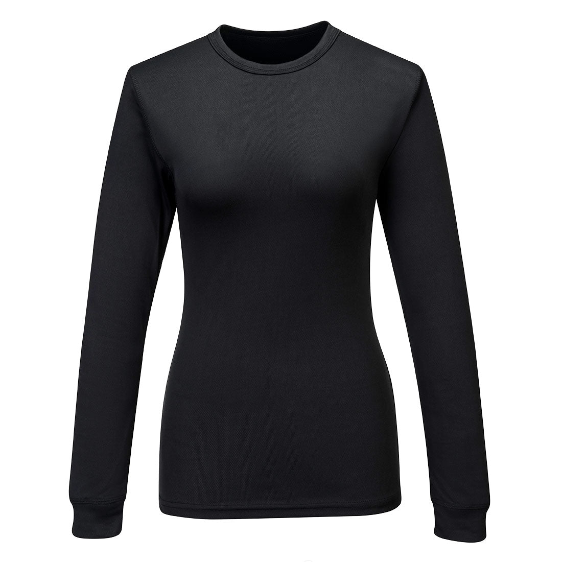 B136 - Dames Baselayer Top Lange Mouw - Portwest - Zwart