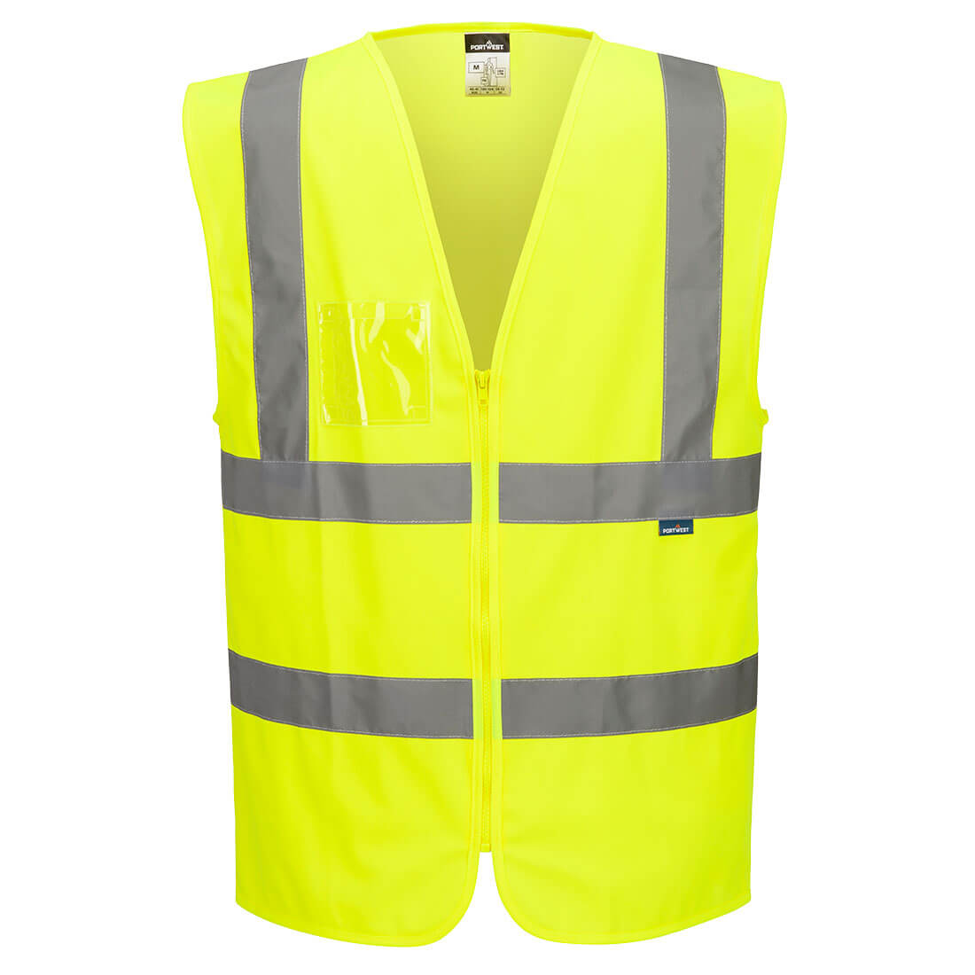 C371 - Hi-Vis Vest met Rits - Portwest - Geel