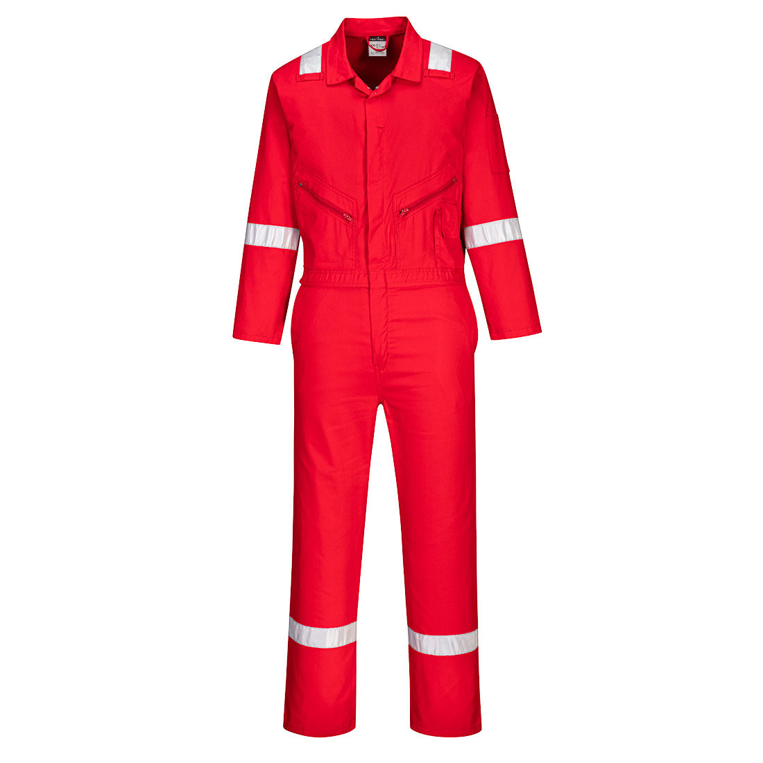 C814 - Iona Katoenen Overall - Portwest - Rood