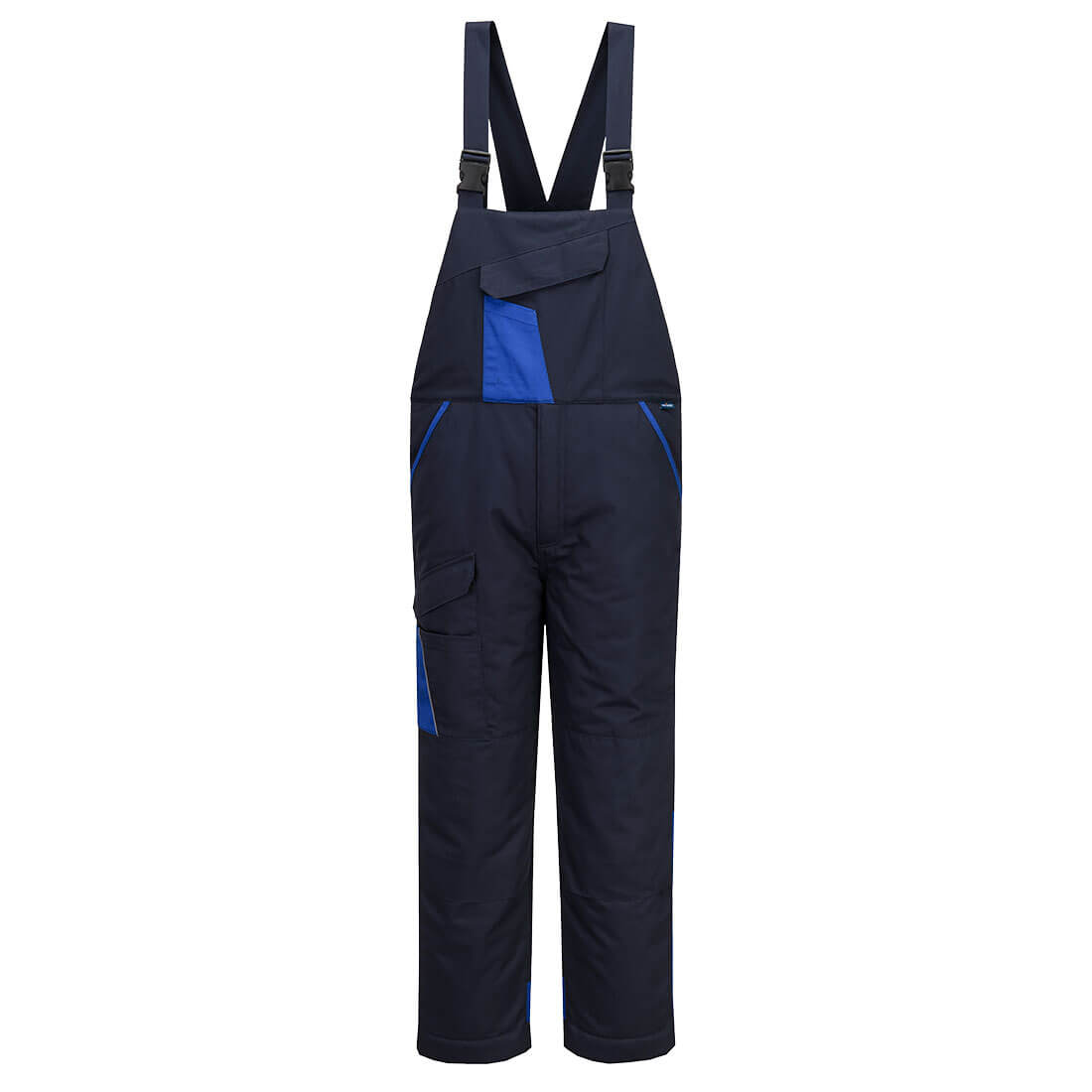 CD117 - WX1 Tweekleurig katoenen Amerikaanse overall - Portwest - Marineblauw/Royalblauw