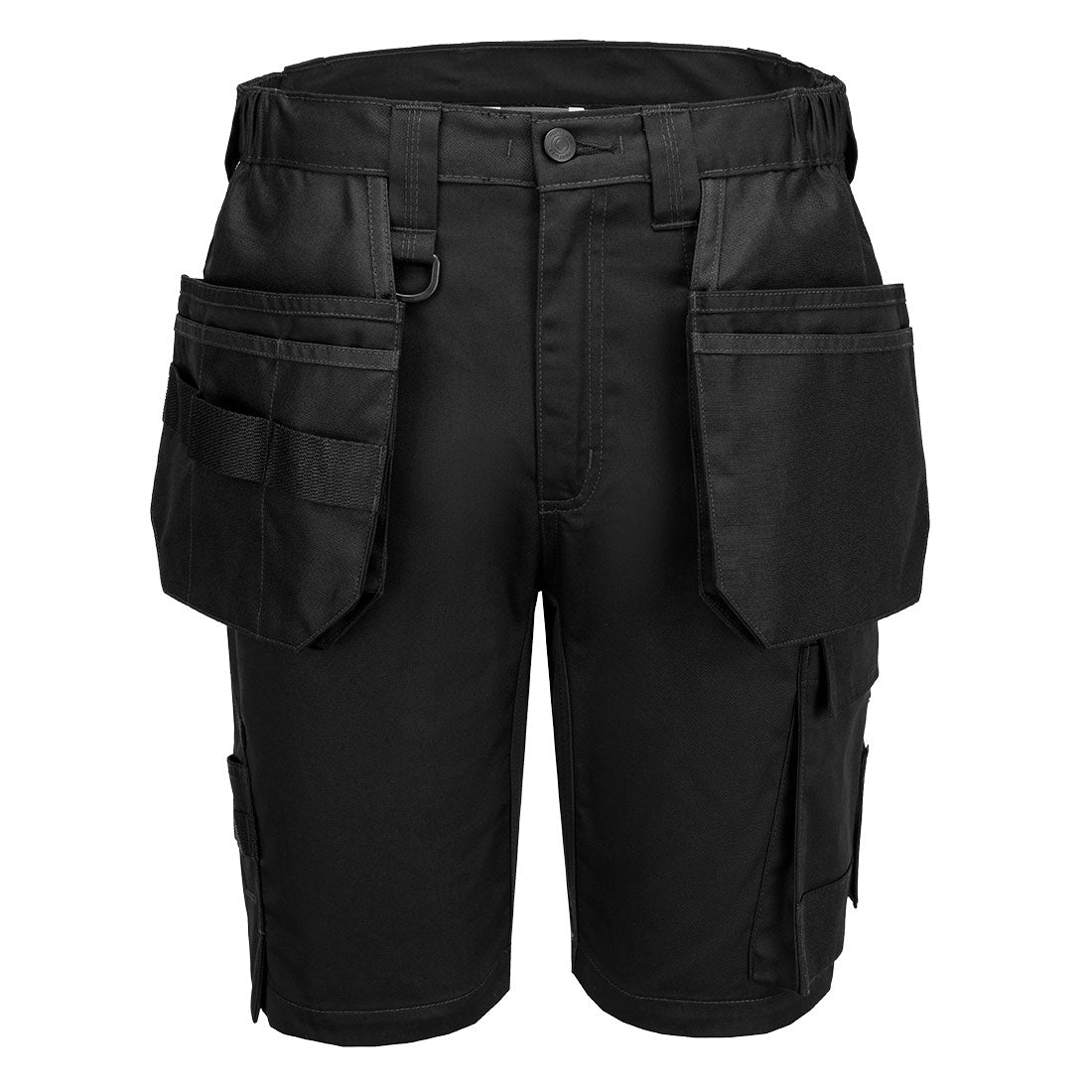 CD842 - WX2 Eco Korte Broek met holsterzakken - Portwest - Zwart