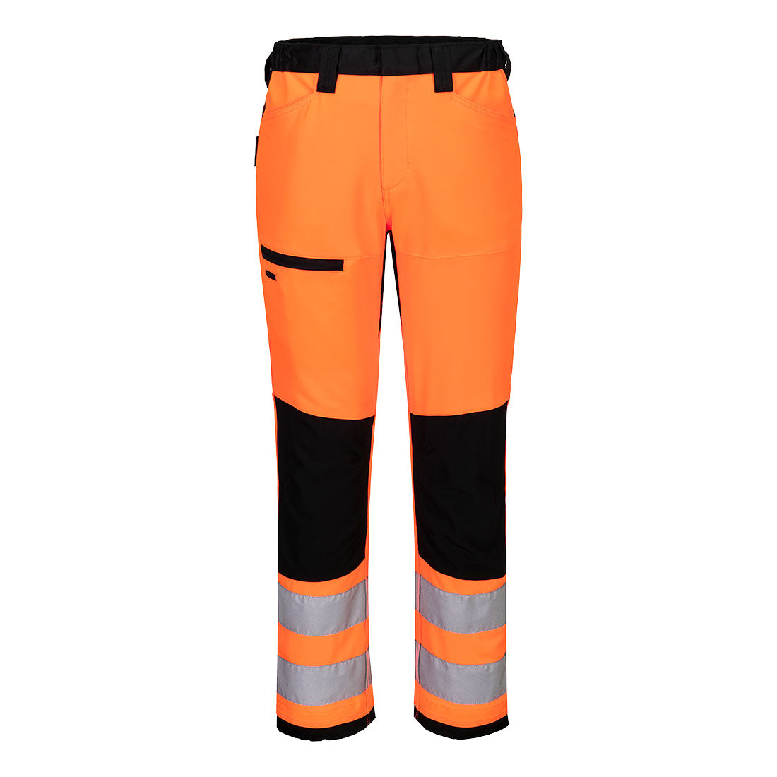 CD857 - WX2 Eco Hi-Vis Klasse 2 Service Broek - Portwest - Oranje/Zwart