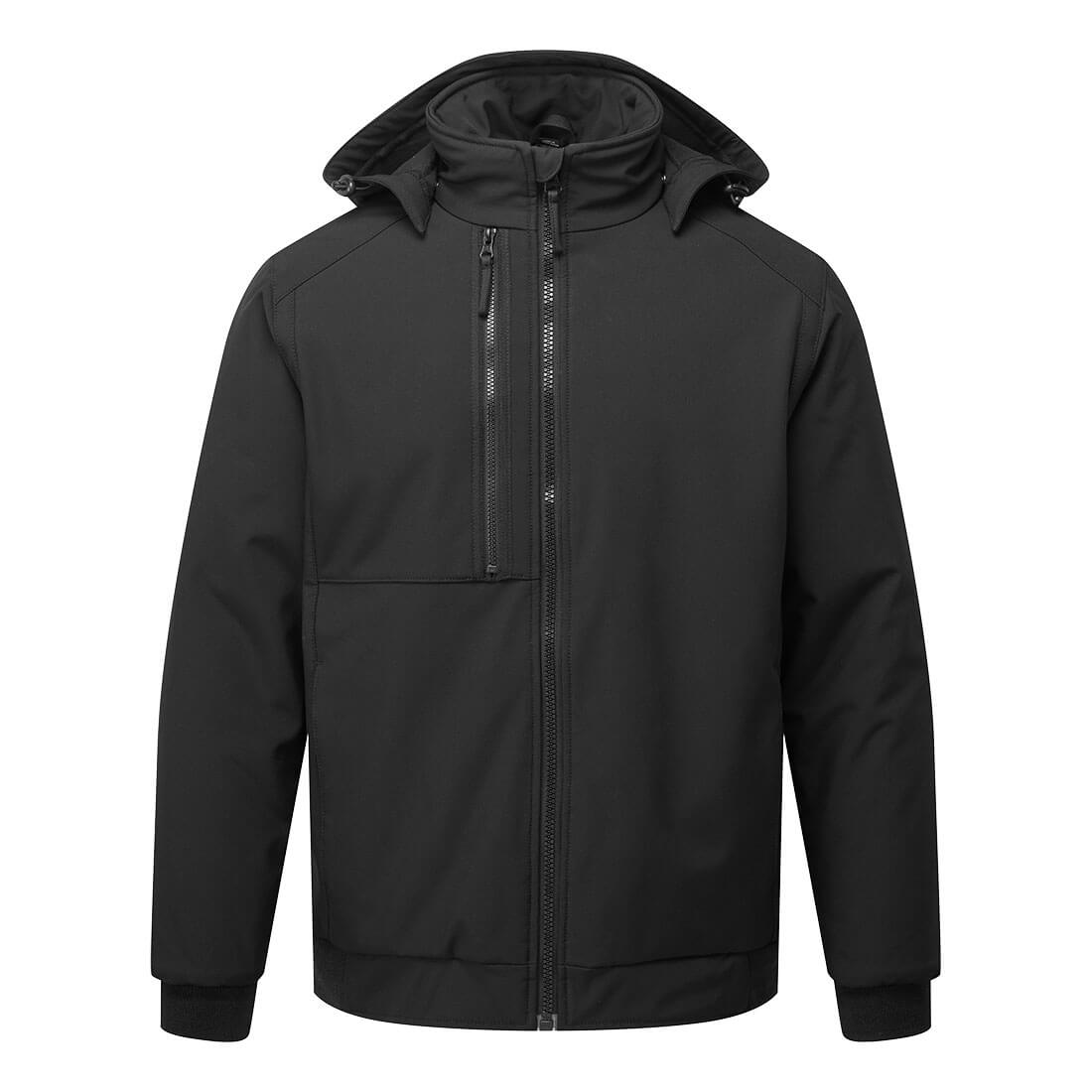 CD874 - WX2 Eco Gevoerde Softshell 2 (L) - Portwest - Zwart Lang