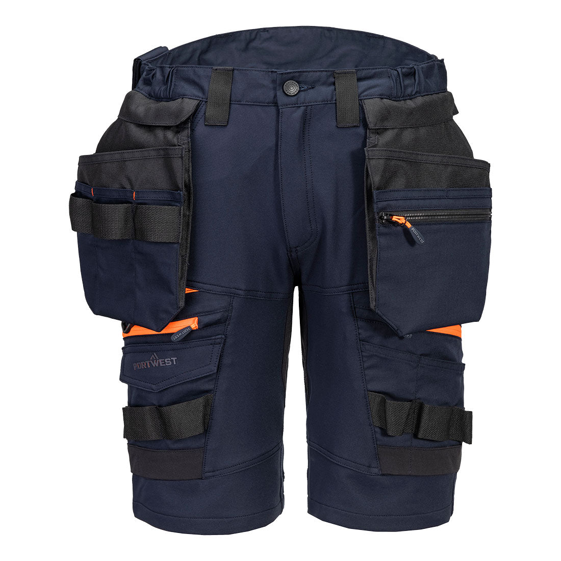 DX444 - DX4 afneembare korte broek met holsterzakken - Portwest - Marineblauw