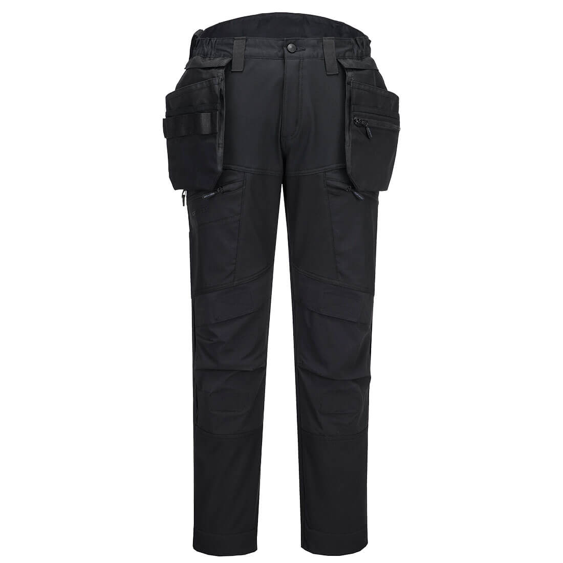 DX450 - DX4 Softshell Broek met afneembare holsterzakken - Portwest - All Zwart