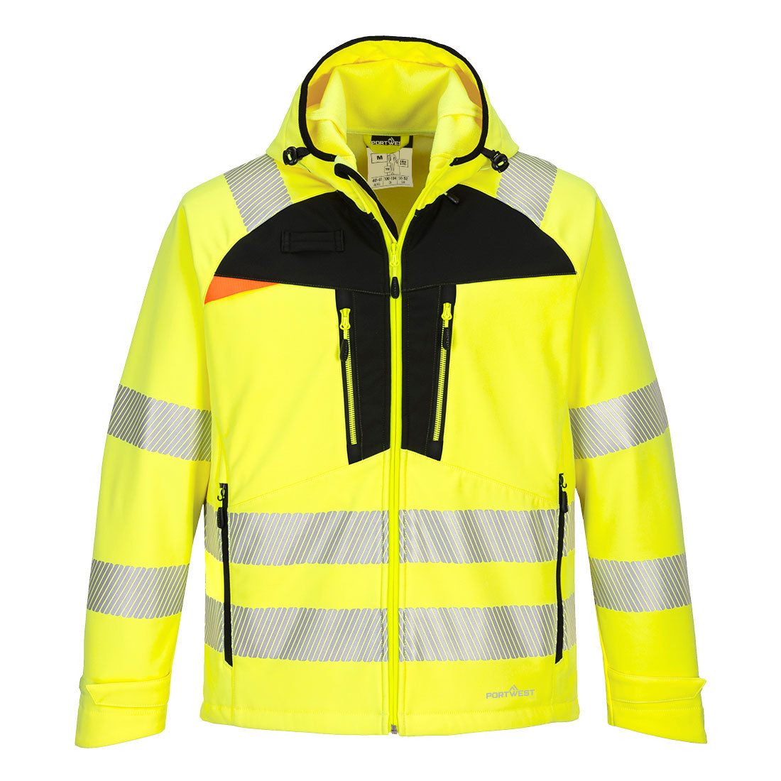 DX475 - DX4 Hi-Vis Softshell (3L) - Portwest - Geel/Zwart