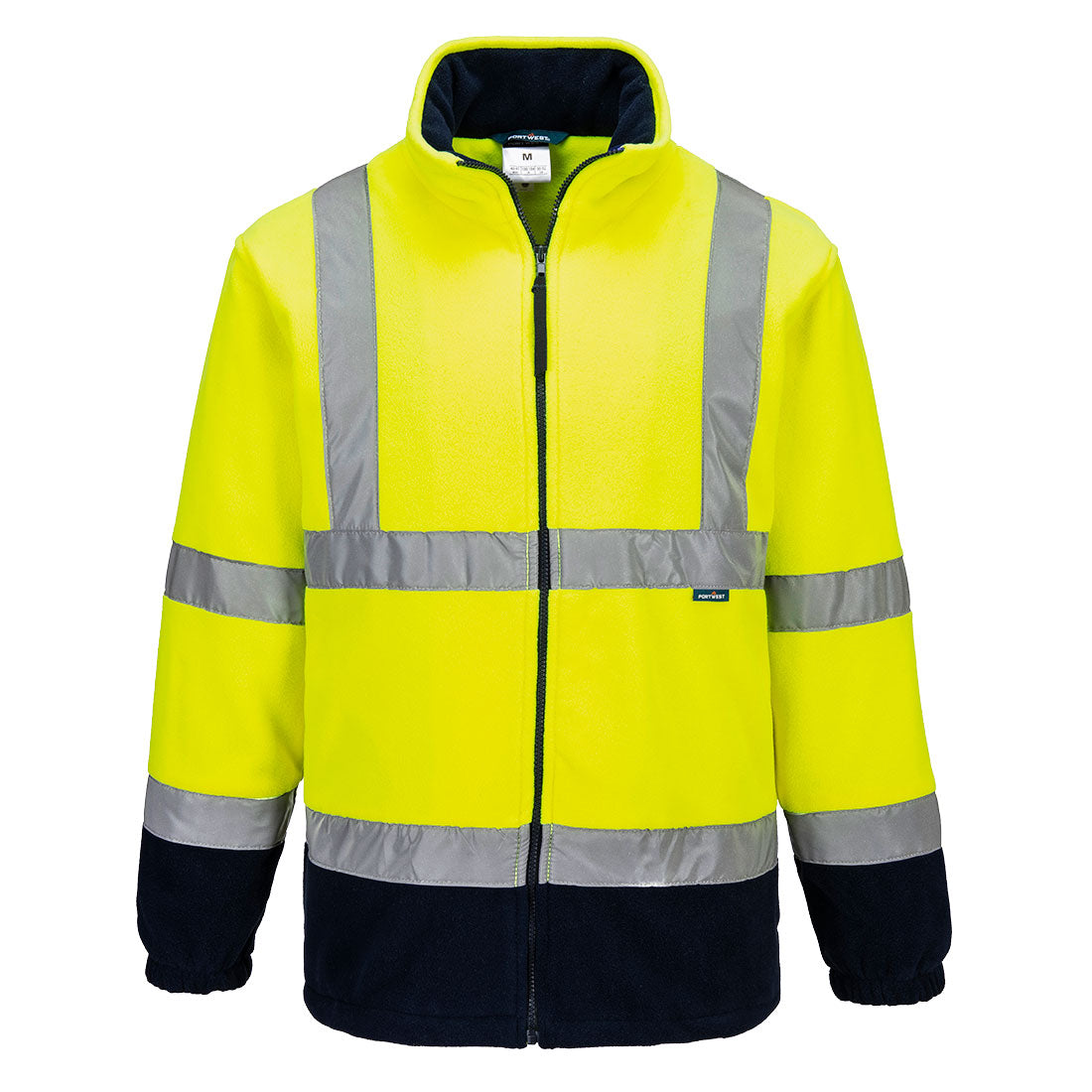 F301 - Hi-Vis Twee Kleuren Fleece - Portwest - Geel/Marineblauw